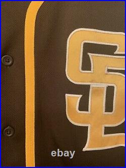 2021 san diego padres jersey / game used worn wil myers