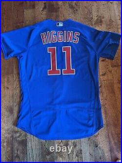 2022 Chicago Cubs Blue Alt Game issued / worn P. J Higgins jersey