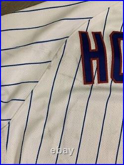 2022 Chicago Cubs Nico Hoerner GAME USED SIGNED Uniform Jersey & Pants MLB holo