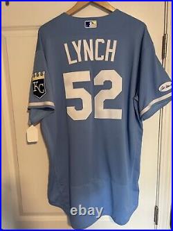 2022 NIKE MLB Daniel Lynch Kansas City Royals Game Worn Team Issued Used Jersey