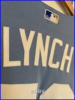 2022 NIKE MLB Daniel Lynch Kansas City Royals Game Worn Team Issued Used Jersey