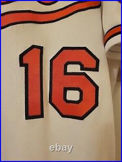 2022 Orioles Trey Mancini 30th Anniv. Camden Yards Game-used, Worn Home Jersey