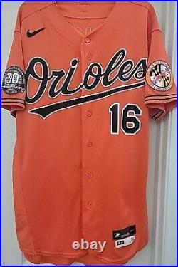 2022 Orioles Trey Mancini 30th Anniv. Camden Yards Team Issued Game Jersey 46