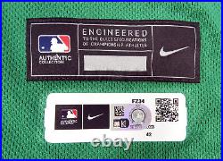 2023 Oakland Athletic A's Game Issued Kelly Green Jersey Nike 42 713297S