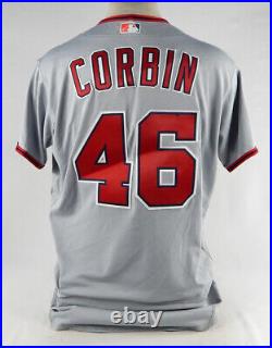 2023 Washington Nationals Patrick Corbin #46 Game Issued Grey Jersey 46 093