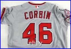 2023 Washington Nationals Patrick Corbin #46 Game Issued Grey Jersey 46 093