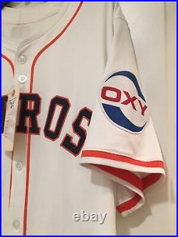 2024 Houston Astros Grae Kessinger Game-Used Jackie Robinson Day Jersey Size 46