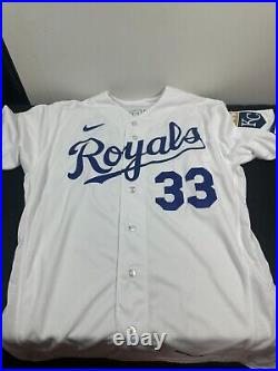 2024 Kansas City Royals Matt Quatraro #33 Game Issued White Nike Jersey