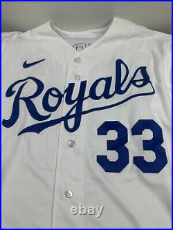 2024 Kansas City Royals Matt Quatraro #33 Game Issued White Nike Jersey