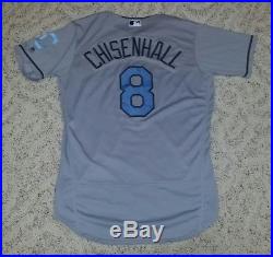 6/17/2017 Game Used Lonnie Chisenhall Cleveland Indians Father Day Jersey Sz 44