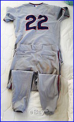 Addison Russell Game Used Rookie Season Throwback Jersey/uniform Cubs Mlb Auth