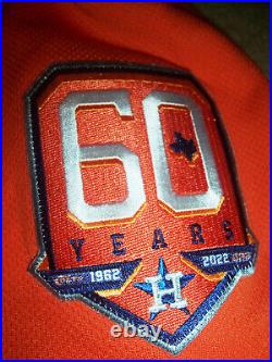 ANDRE SCRUBB (Houston Astros) #70 2022 Game/Team Issued Alternate JERSEY