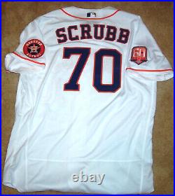 ANDRE SCRUBB (Houston Astros) #70 2022 Game/Team Issued JERSEY