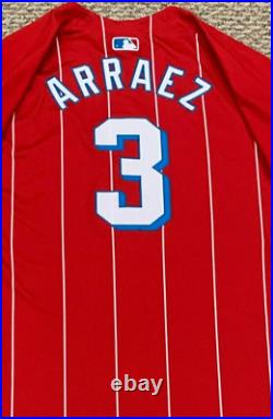 ARRAEZ size 42 #3 2024 MIAMI MARLINS game jersey issued CITY CONNECT NIKE MLB