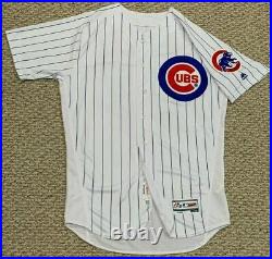 Addison Russell Game Used Chicago Cubs Home Game Jersey MLB Authenticated