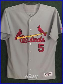 Albert Pujols 2008, St. Louis Cardinals, Game Worn jersey