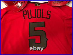 Albert Pujols Game Used Jersey Pujols Pass Ty Cobb On RBI List 8th All Time