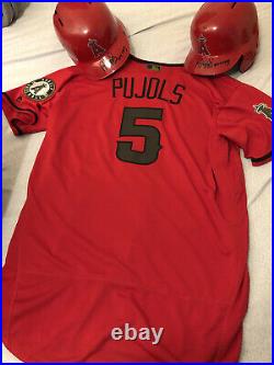 Albert Pujols Game Used Jersey Pujols Pass Ty Cobb On RBI List 8th All Time