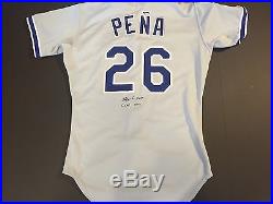 Alejandro Pena Los Angeles Dodgers 1988 World Series Game Worn Jersey Rawlings