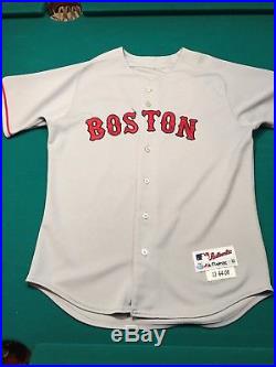 Alex Cora Red Sox Game Used Jersey MLB Authenticated With LOA