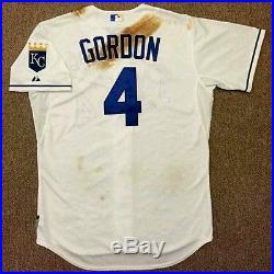 Alex Gordon PINE TAR Game Used JERSEY & BAT MLB Authenticated Signed Royals