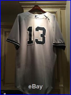 Alex Rodriguez Game Used Jersey Worn 4/13/15 1st Start Since 4/13/13 Yankees