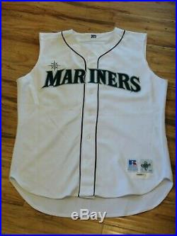 Alex Rodriguez Game Used Worn 1999 Seattle Mariners Home Jersey Vest Authentic