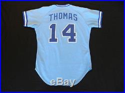 Andres Thomas 1986 Atlanta Braves game used jersey