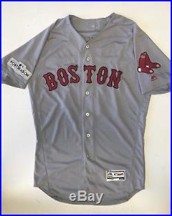 Andrew Benintendi Boston Red Sox Game Used Rookie Jersey 2017 MLB Auth