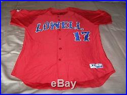 Andrew Benintendi Game-Used Lowell Spinners Jersey (Boston Red Sox/Arkansas) COA