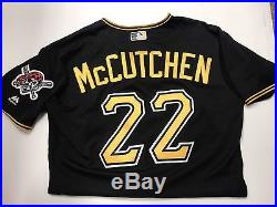 Andrew McCutchen Pittsburgh Pirates Game Used Worn 2016 Home Jersey MLB Auth