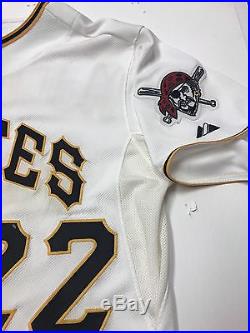 Andrew McCutchen Pittsburgh Pirates Game Used Worn Jersey Home 2013 MLB Auth