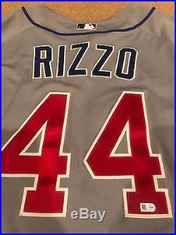 Anthony Rizzo 2014 Team Issued Chicago Cubs Gray Away Jersey 1st All Star Season