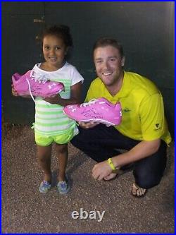 Archie Bradley Autographed Game Used Cleats. 2013 Mobile Bay Bears Mother's Day