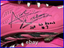 Archie Bradley Autographed Game Used Cleats. 2013 Mobile Bay Bears Mother's Day