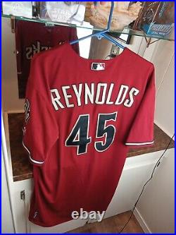 Arizona Diamondbacks 2014 REYNOLDS 45 Possibly Game Worn MLB Jersey Size 50