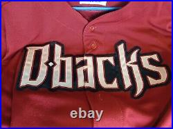 Arizona Diamondbacks 2014 REYNOLDS 45 Possibly Game Worn MLB Jersey Size 50