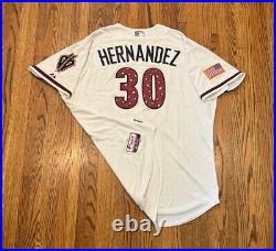 Arizona Diamondbacks David Hernandez Majestic Game Worn Used MLB Baseball Jersey