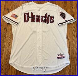 Arizona Diamondbacks David Hernandez Majestic Game Worn Used MLB Baseball Jersey