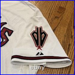 Arizona Diamondbacks David Hernandez Majestic Game Worn Used MLB Baseball Jersey