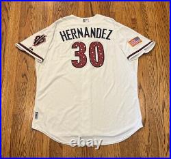 Arizona Diamondbacks David Hernandez Majestic Game Worn Used MLB Baseball Jersey