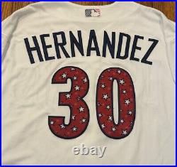 Arizona Diamondbacks David Hernandez Majestic Game Worn Used MLB Baseball Jersey