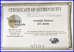 Armando Reynoso 2001 Game Used Worn Arizona Diamondbacks Purple Jersey With COA