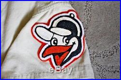 Arnie Portocarrero 1959 Baltimore Orioles game used jersey flannel size 50