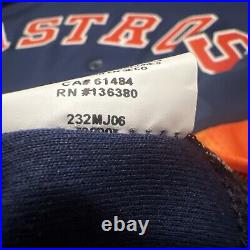 Astros Game Issued Jersey David Hensley #17 Blue Rainbow Alternate OXY Patch
