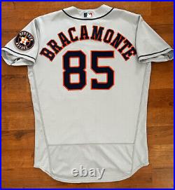 Astros Game Used Jersey World Series Worn 2021 Javier Bracamonte #85 Road Gray