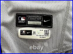 Astros Game Used Jersey World Series Worn 2021 Javier Bracamonte #85 Road Gray