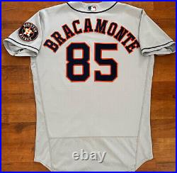 Astros Game Used Jersey World Series Worn 2021 Javier Bracamonte #85 Road Gray