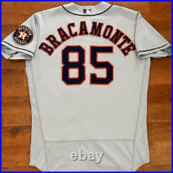 Astros Game Used Jersey World Series Worn 2021 Javier Bracamonte #85 Road Gray