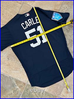 Atlanta Braves Shane Carle Game Worn Baseball Jersey, Size 48, XL